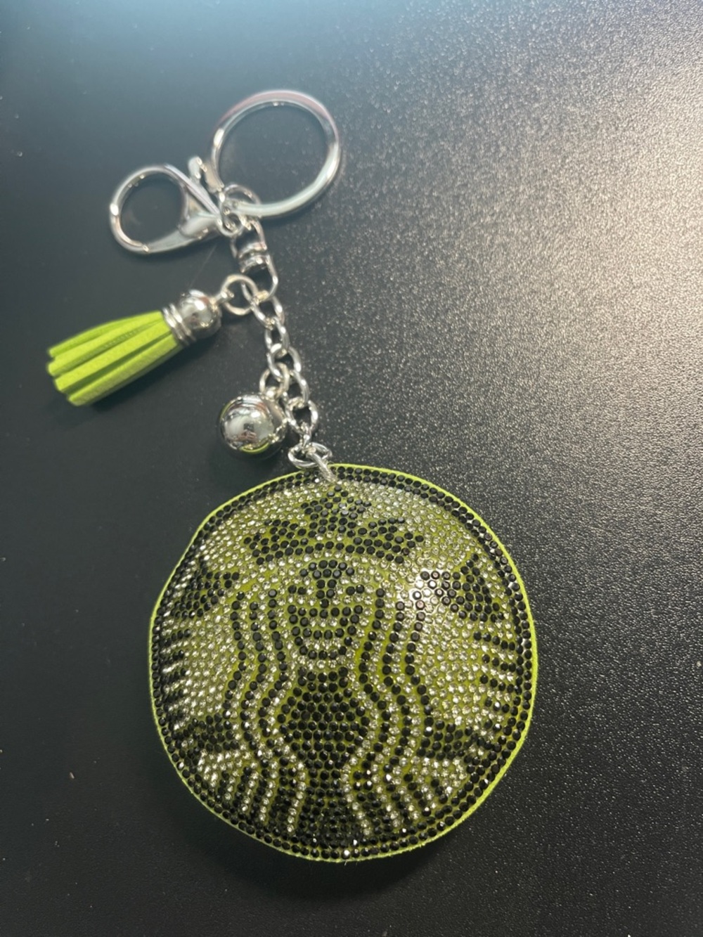 CHOICE OF - Sbux Rhinestone Puff Keychain Bag charm - Picture 4 of 9